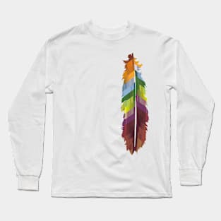 The Patterned Feather Long Sleeve T-Shirt